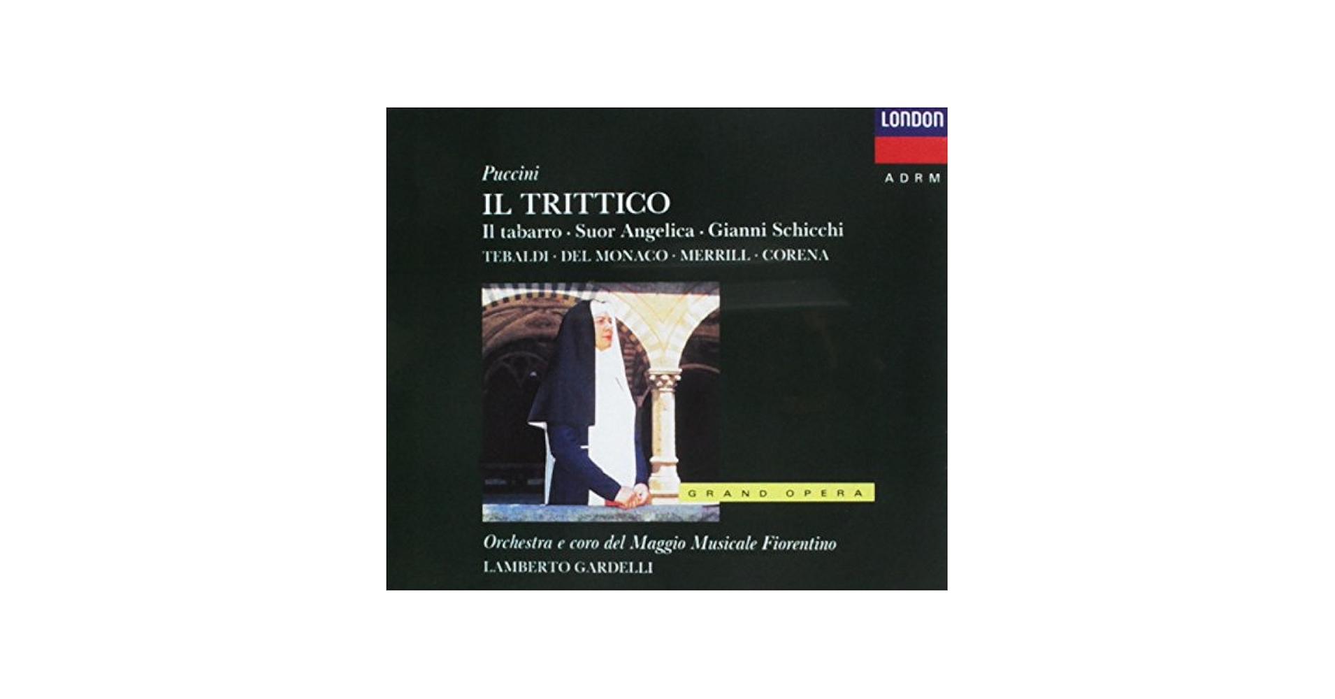 その他 Il Trittico: Tebaldi / Del Monaco / Merrill / Gardelli / Ommf [CD] PUCCINI Il Trittico / Tebaldi, del Monaco,Gardelli | Decca