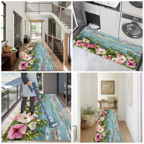 Alfombra de pasillo de 50 x 450 cm lavable para un hogar cómodo y limpio 8