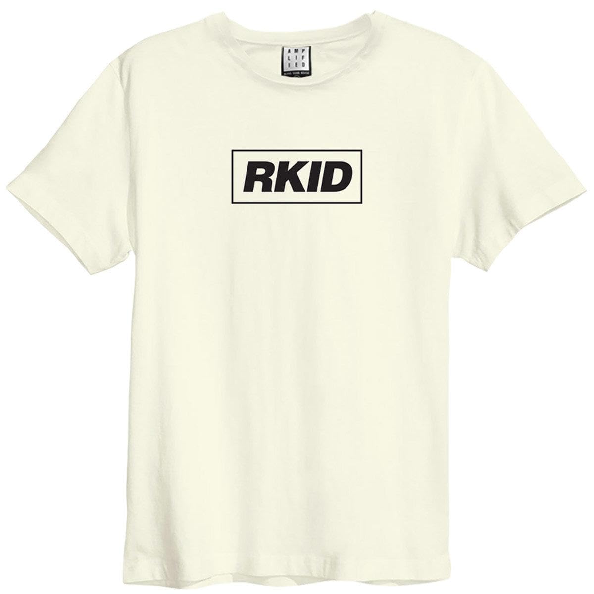 Amplified Men's Vintage White Unisex Adult Rkid Liam Gallagher T-Shirt (L) (Vintage White)