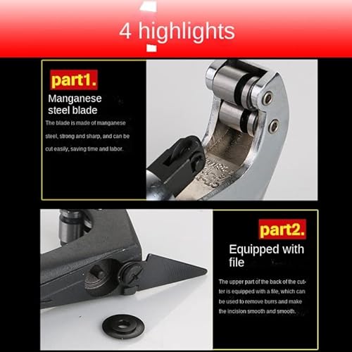 Omninmo Tubing Cutter Tubing And Pipe Cutter 1/8 To 1-3/8 Inch(3-35Mm) Scissor Alloy Steel Blade Pipe Cutter For Copper,Brass,Metal,Aluminum,Pvc Thin Stainless Steel Tube #TOP3