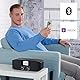 Hama WLAN Internetradio und DAB+ Radio Mit Bluetooth - Küchenradio, Digitalradio, Stereo, Wecker, Aux 3,5mm, FM - Schwarz