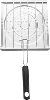 ORFOFE Parrilla Tostadora de Camping de Acero Inoxidable Diseño Perforado para Estufa de Gas, Herramientas de Cocina