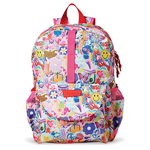 Highlights Backpack For Kids, 17-Inch Weather-Resistant Backpacks For Boys And Girls, Elementary School Kids Bags, Ages 5-9 (Rainbow Unicorn With Stickers - Pink) #TOP18
