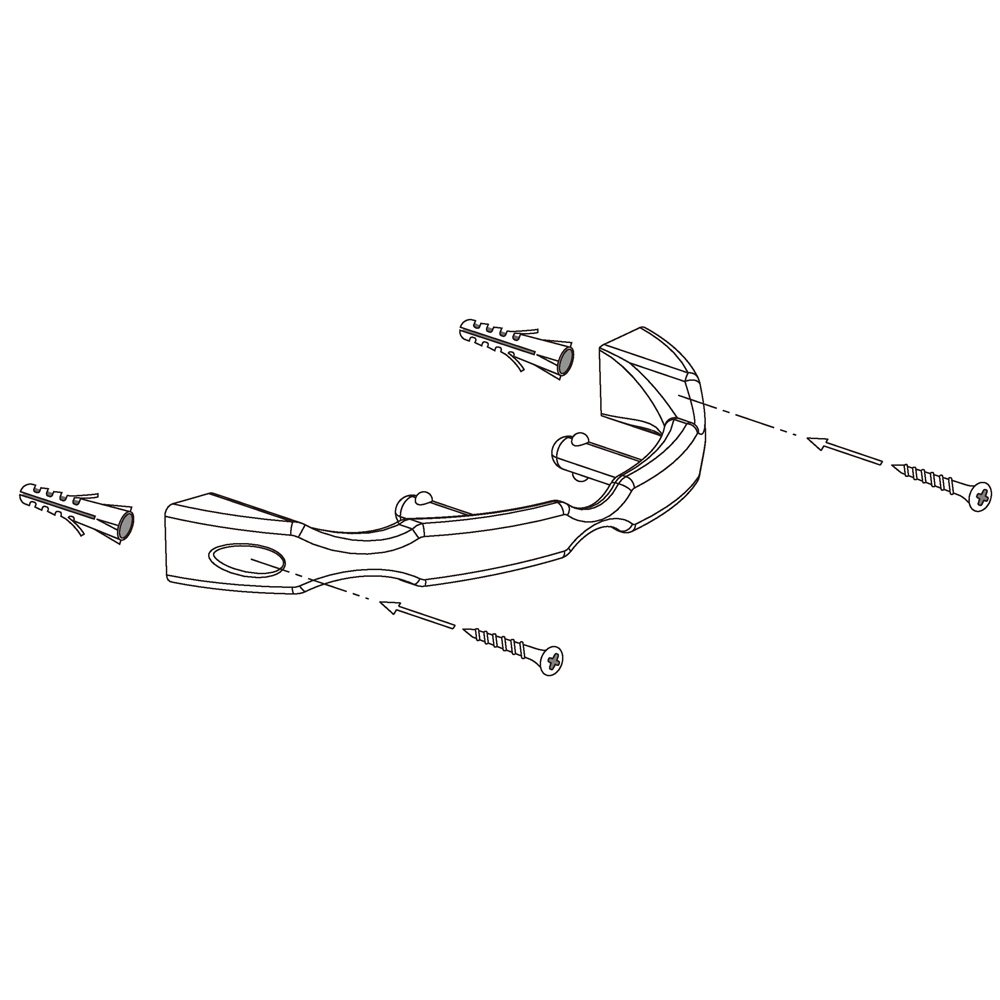 Amazon | 杉田エース ACV傘掛け-II 246-093 ダークブロンズ | ネジフック