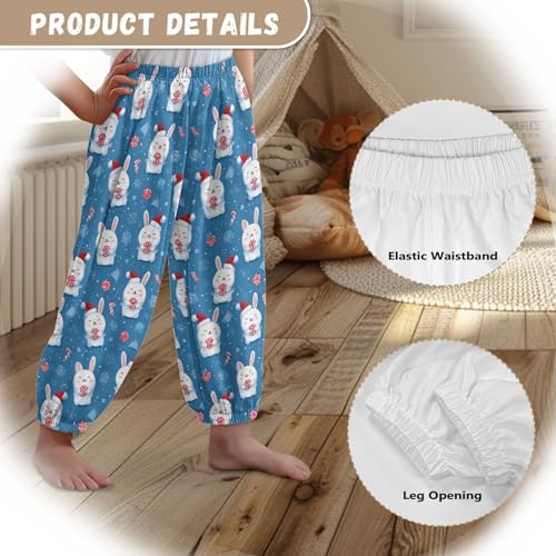 Image of Unisex Little Kids Yoga Trousers Bohemian Beach Pants Baggy Harem Activewear for Boys and Girls Age 3-10
