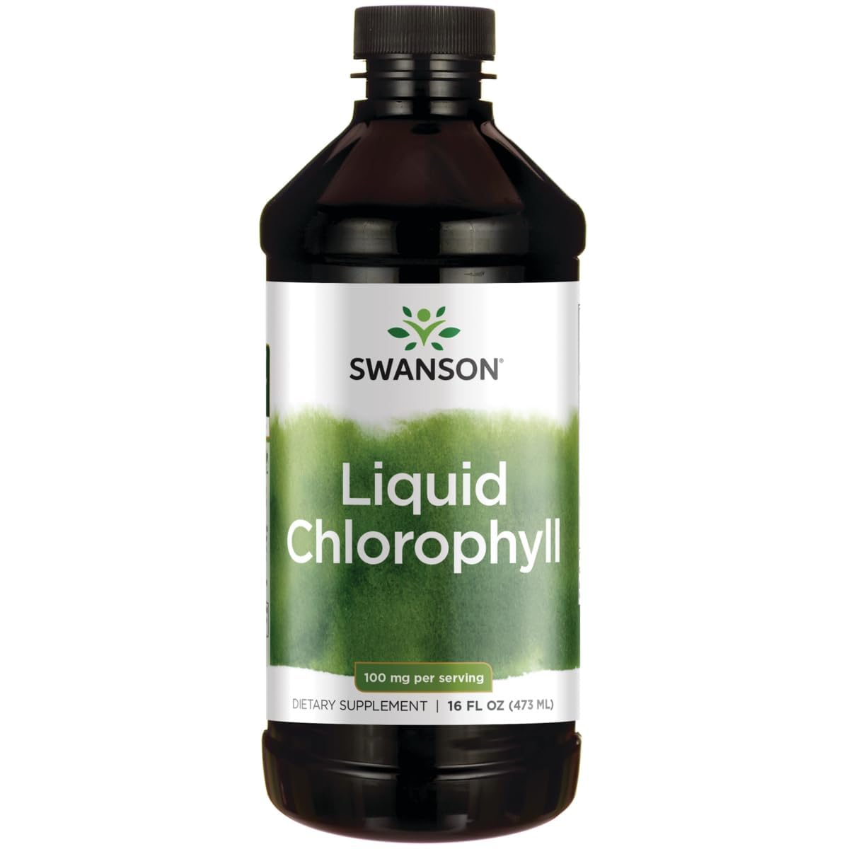 Swanson Liquid Chlorophyll from Alfalfa Leaf, 16 fl oz Bottle 16 Fl Oz (Pack of 1)