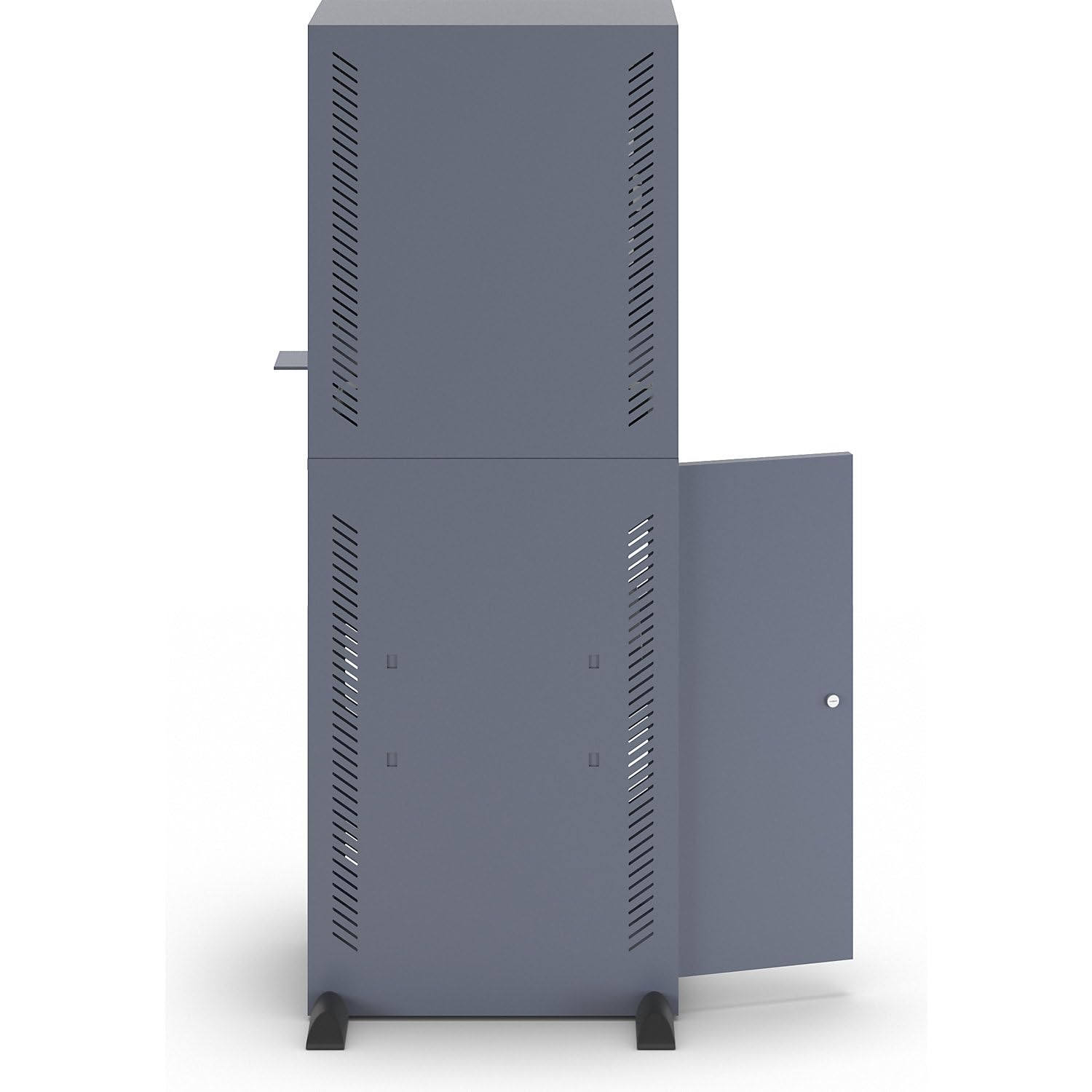 EUROKRAFT basic | Armadio per computer | versione standard | grigio-azzurro