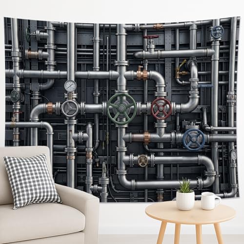 Tapisserie moderne pour salon et chambre coucher esthétique grise