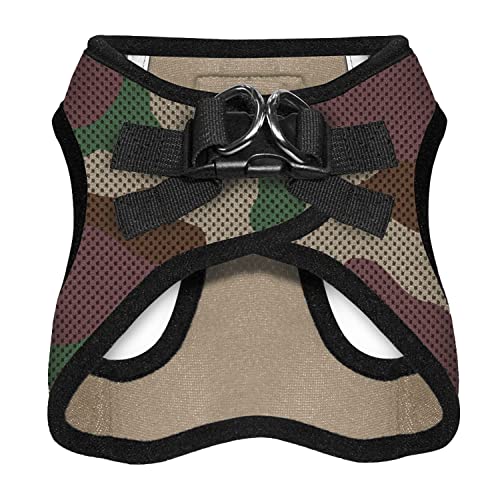 Voyager Step-In Air Dog Harness - All Weather Mesh Step In Vest Harness For Small And Medium Dogs By Best Pet Supplies - Army Base, M #TOP1