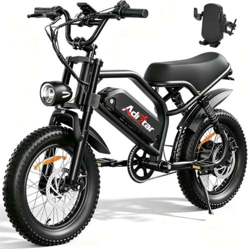 ADISTAR 16" Electric Bike,Peak 1500W,65 Miles Range,748.8Wh image 2