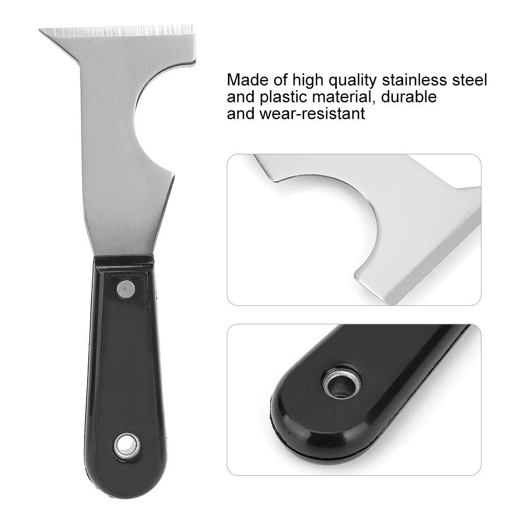 Set 5 Raschietti In Acciaio Inox - Per Rimuovere Vernice, Carta Da Parati E Stucco | Spatole Professionali - Foto 11