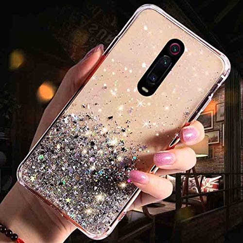 SCBJBZ Glitter Bling Sequin Case For Xiaomi Redmi K20 Note 7 8 5 6 pro Soft Case For Mi A3 CC9 CC9E 9 8 SE Lite 6X A2 9TPro Phone Cover Redmi Note 5 Transprent