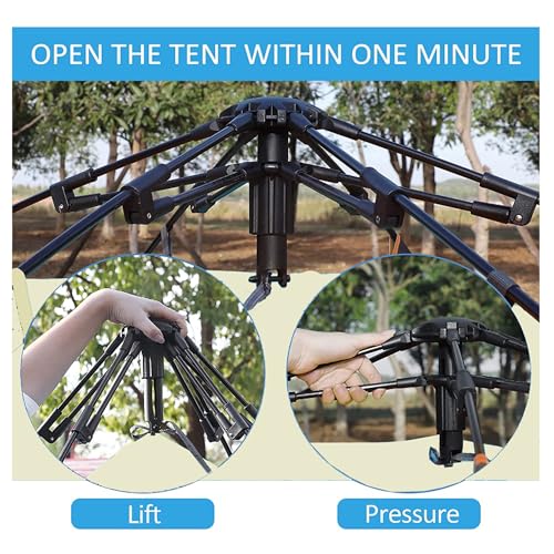 Carpa de camping ligera impermeable para 2-3 personas miniatura 2