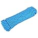 Corde Escalade - Delaman Corde Polypropylène Tressée Multifonctionnelle Haute Résistance 8mm x 20m, 3 Couleur