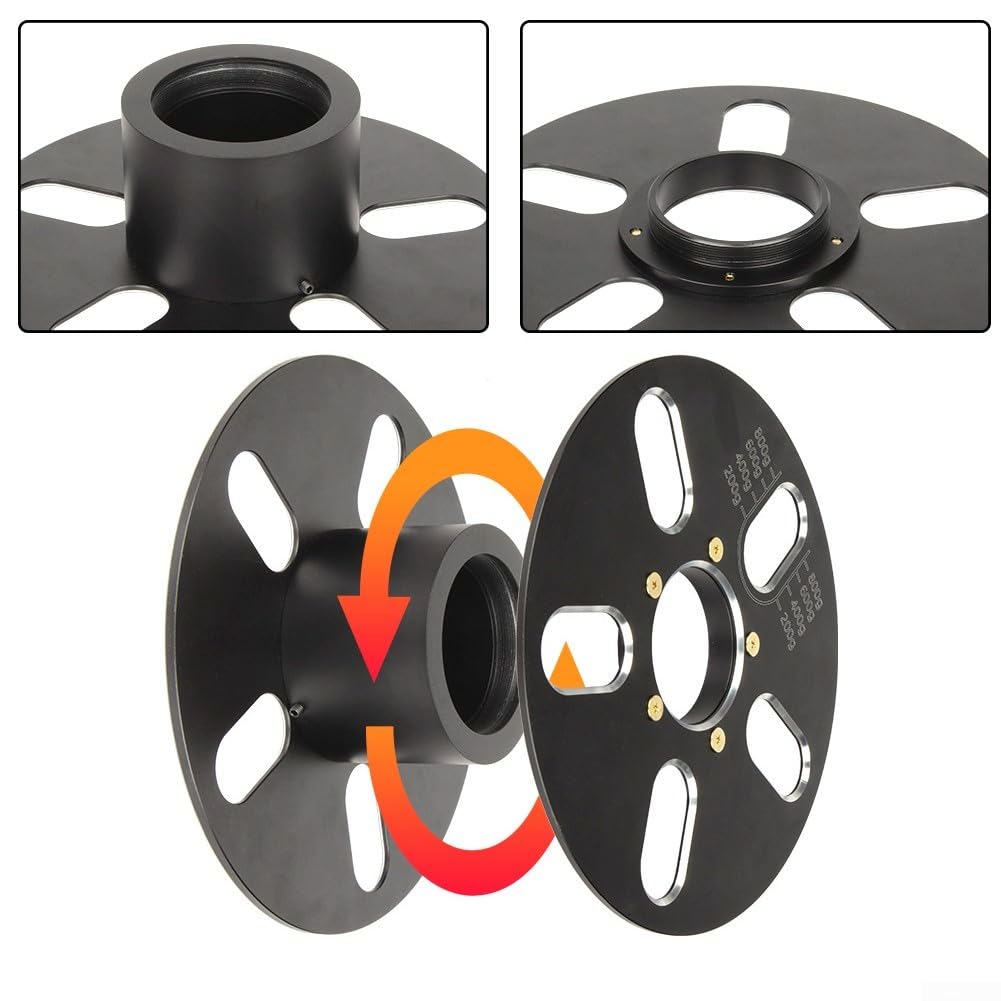 Bobina de filamento reutilizable, 1 paquete de aluminio vacío para carrete de impresora 3D, diseño desmontable resistente al calor para recambios PLA ABS, compatible con Bambu Lab