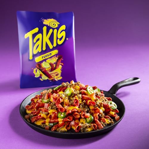 Takis 18 pc / 1 oz Variety Pack, Assorted Flavored Mixed Rolled Tortilla Chips – (5) Fuego, (5) Blue Heat, (4) Nitro, (4) Crunchy Fajitas image 6
