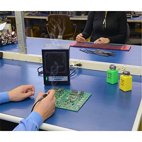 MENDA 35464 Magnetic Fume Diverter/Smoke Extractor Attachment, Small, Silver