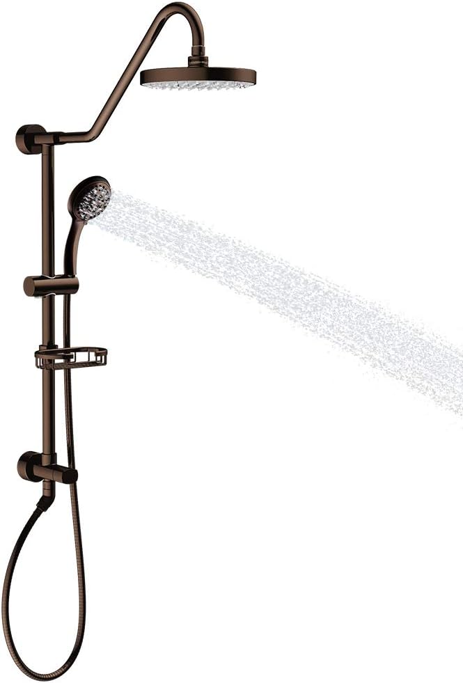 Blасk Frіdау Clеаrаnсе PULSE ShowerSpas 1011-lll-ORB Kauai III Shower System, with 8 Rain Showerhead, 5-Function Hand Shower, Adjustable Slide Bar and Soap Dish, Oil-Rubbed Bronze
