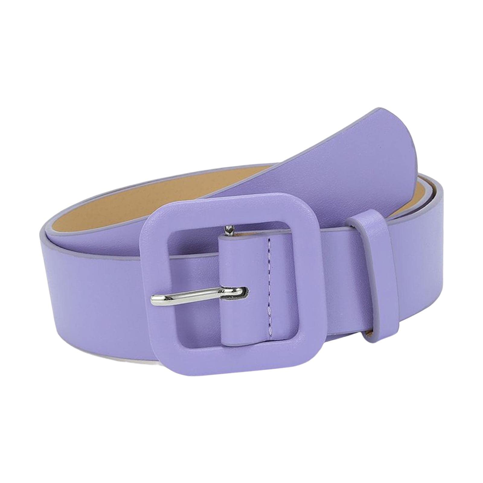 Female Waistband Solid Pin Buckle Belt Adjustable Belts for Sweater Blouse Purple|Clothing, Shoes & Accessories | Womens Accessories | Belts|1 Pu Leather Belt-image-39