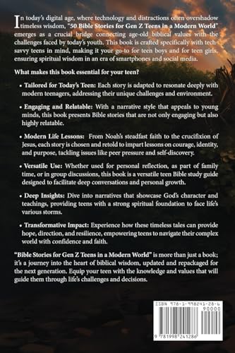 50 Bible Stories For Gen Z Teens In A Modern World: Connecting The Youth of Digital Generation To The Lessons and Scriptures of Old and New Testaments ... They Understand (BIBLE STORIES FOR TEENS) - Image 2