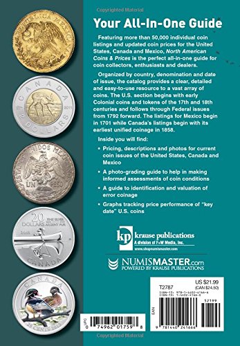 North American Coins & Prices: A Guide to U.S., Canadian and Mexican Coins