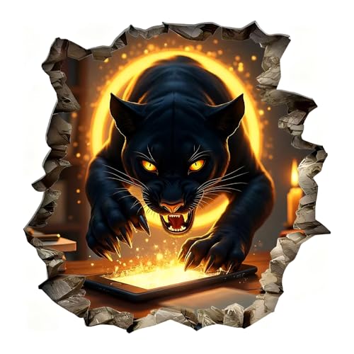 Vinilos Decorativos Panther 3D Impermeables 2 Unidades