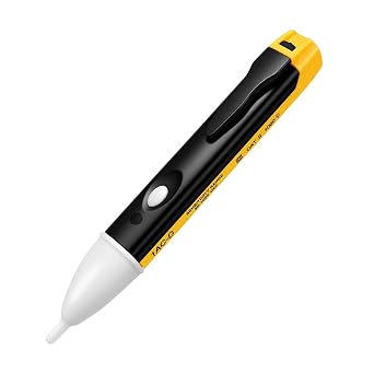 Voltage Tester Pen, 90V-1000V Non-Contact Electrical Tester Pen, Buzzer Alarm Power Detector Sensor with LED Flashlight Adjustable Sensitivity, Multi-Function Line Wire Detection