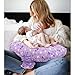 RELY+ Nursing Pillow for Moms Breastfeeding Pillows Comfy U-Shape with Handy Pocket Washable Cotton Cover No Foul Smell | Smart Fit for Feeding Baby