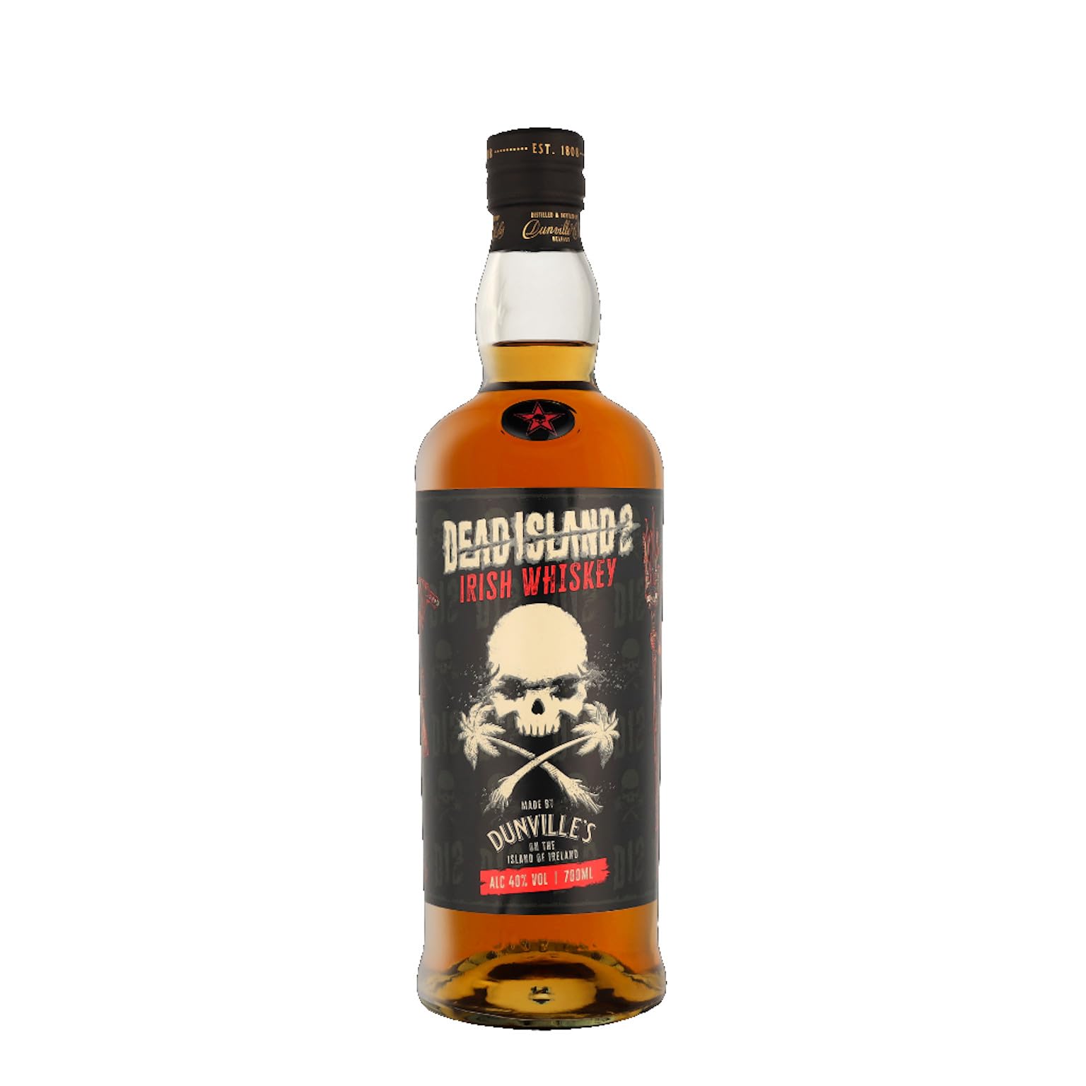 Dead Island 2 Dunville's Irish Whiskey 70cl ABV 40%