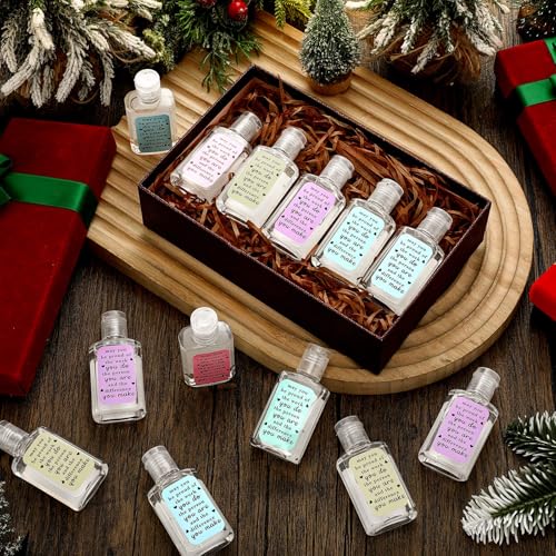 50 Pcs Thank You Gifts for Coworker Mini Hand Sanitize Gel Bulk Scent Hand Sanitizer Travel Size Inspirational Appreciation Gifts for Christmas Party Supplies Friends Teacher Employee - Image 4