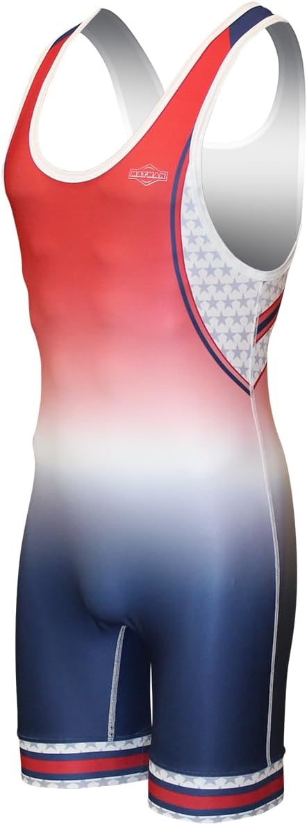 Matman USA The U.S.A. Victor Men's Wrestling Singlet