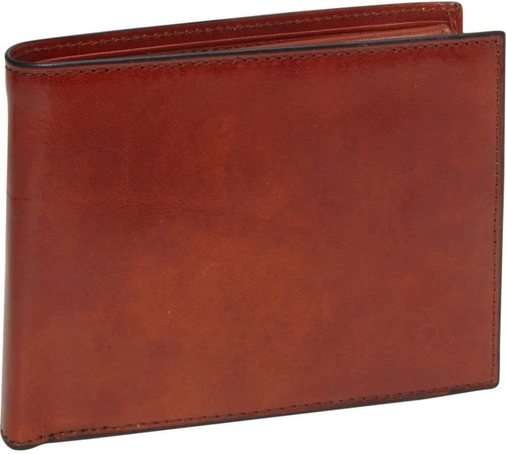 Bosca Mens Old Leather Credit Wallet w/ID Passcase (Amber)