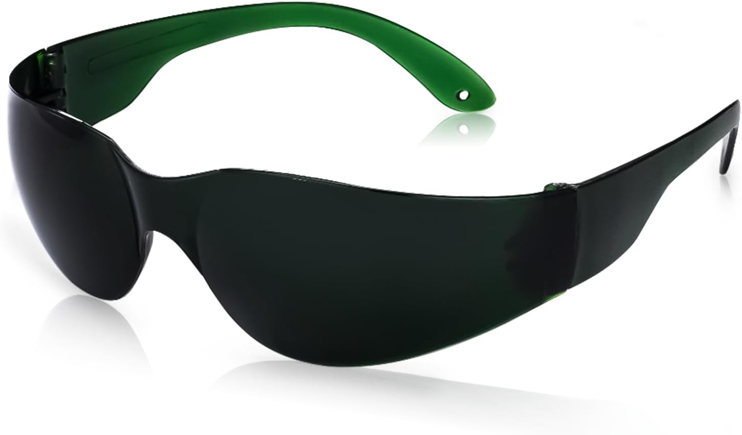 Mito Red Light - Red Light Glasses - Eye Protection for Red Light Therapy (600nm-900nm) - Red Light Therapy Goggles - IR5 Extra Dark
