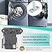 (𝟐𝟎𝟐𝟓 𝐍𝐄𝐖) Clothes Washer Door Lock Switch AP6329665 5304514774 4839359 with Washer Door Latch 5304505088 - Compatible for Frigidaire and Electrolux Washer Door Lock Switch&Strike（2 Pack）
