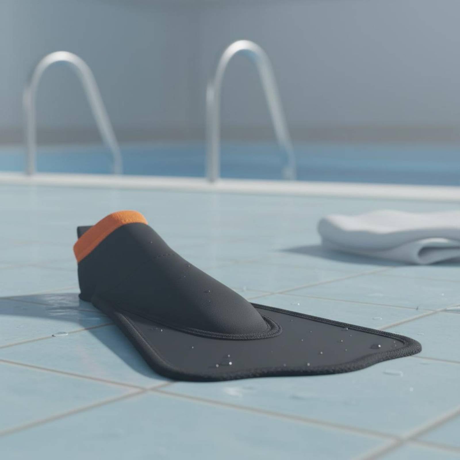 Palmes de Plongée Palmes Natation Palmes Entraînement Palmes Snorkeling Courtes et Portatives avec Poussée Efficace pour Moindre Effort Adaptées à Nage Fitness Initiation Mer Sac de