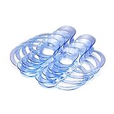 Dental Retractor Intraoral Cheek Lip Mouth Opener Blue C Type Use for Watch Ya' Mouth Family Edition, the Authentic, Hilarious, Mouth Guard Party Game (SizeM，20Pcs)