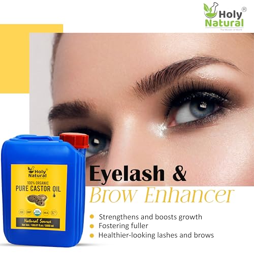 Holy-Natural-The-Wonder-of-World-Cold-Pressed-Castor-Oil-16907-fl-oz-Pure-No-GMO-NO-Heat-treatment-Castor-Oil-Moisturizing-Healing-For-Dry-SkinHair-Growth-MassageLash-Growth