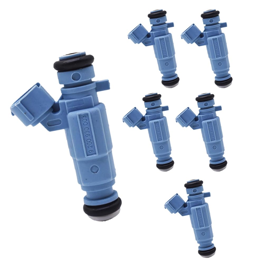 6 inyectores de inyectores de 2 pines compatibles con Hyundai Santa Fe 3.5L 2001-2006 35310-38010 3531038010