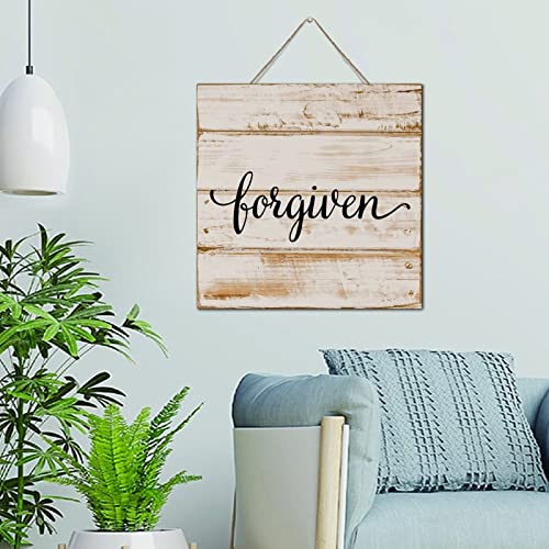 Plaque murale en bois Forgiven pour habiller un mur vide avec elegance - 2