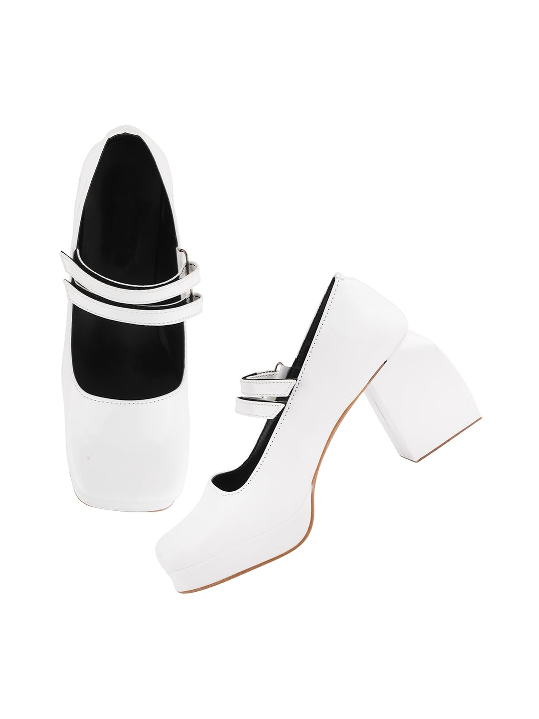 Women's Stylish Gorgeous Block Heel Bellies Comfortable Heel Pumps Shoes For Office, Party and Formal Occasions-image-39