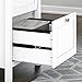 Bush Furniture Broadview 2 Drawer File Cabinet in Pure White