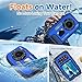 Underwater Floating Digital Camera – 48MP HD Bare-Body Waterproof Camera, No Case Needed for Underwater Fun & Childhood Memories (Blue)