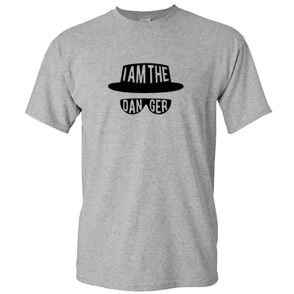I Am The Danger Tshirt Men Tee Grey