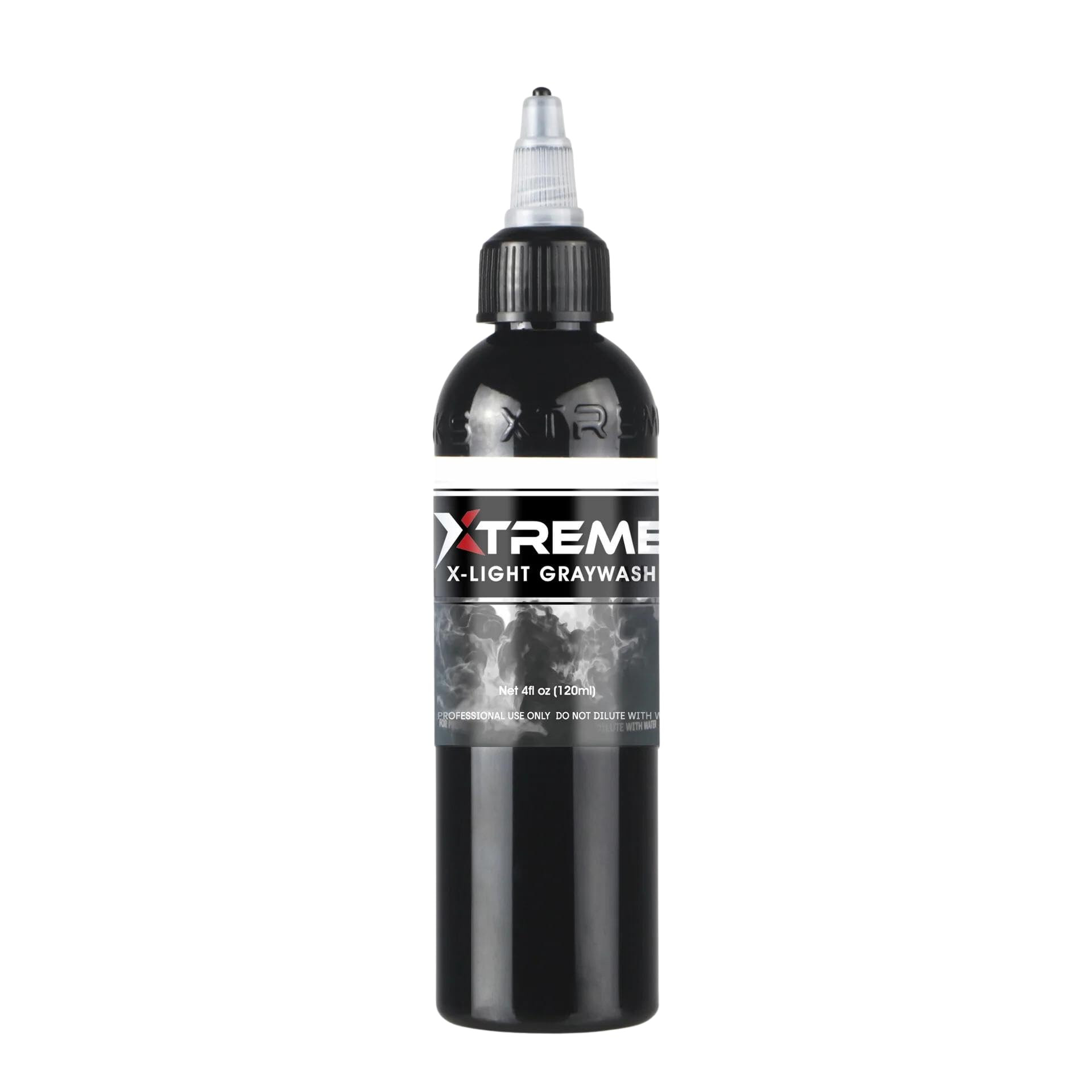 XTREMEInk Greywashes, Unleash Artistry with Subtle Shades, Extra Light, Medium, and Dark Graywash, Ethical, Sterilized, and Ready-to-Use Tattoo Pigment Dispersion (Light Greywash, 1 oz)