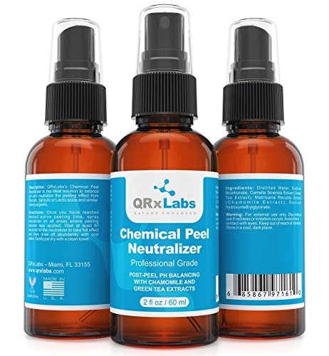 image for QRxLabs Chemical Peel Neutralizer - post-peel PH balancing with chamom