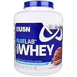 USN BlueLab 100 Percent Whey, 4.5 Pounds, Molten Chocolate