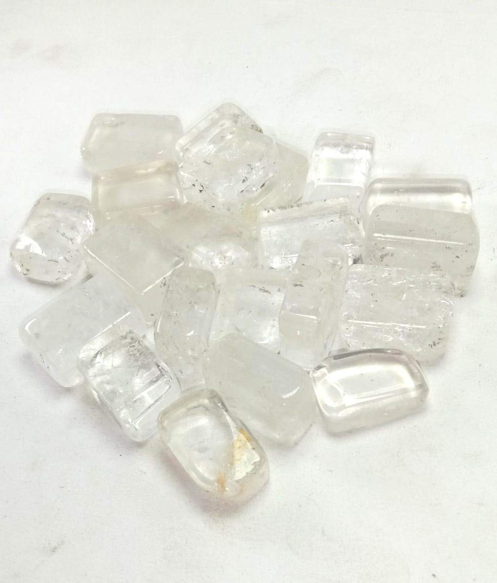 Clear Crystal Quartz Healing Cube Tumble Stones Pouch 50gram Reiki Healing (B08R1V9VC8) Amazon Price History, Amazon Price Tracker