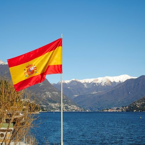 Miniatura 3 de Runesol Bandera España 3x5, 91x152cm, Premium Banderas De Espana, 4 Ojales, Ojal De Latón En Cada Esquina, Banderas La Roja, Interior, Exterior, Día De San José