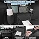 Adiwo Auto Organizer Zwischen Vordersitzen, Auto Netztaschen Handtaschenhalter Auto Aufbewahrungstasche Multifunktionales Große Auto Rücksitz Organizer Haustier Kinder Barriere Autonetz Tasche Schwarz