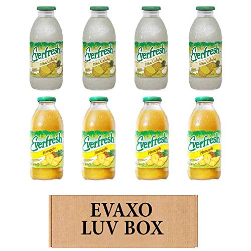 LUV BOX- variety Everfresh Juice 16 oz. pack of 8,